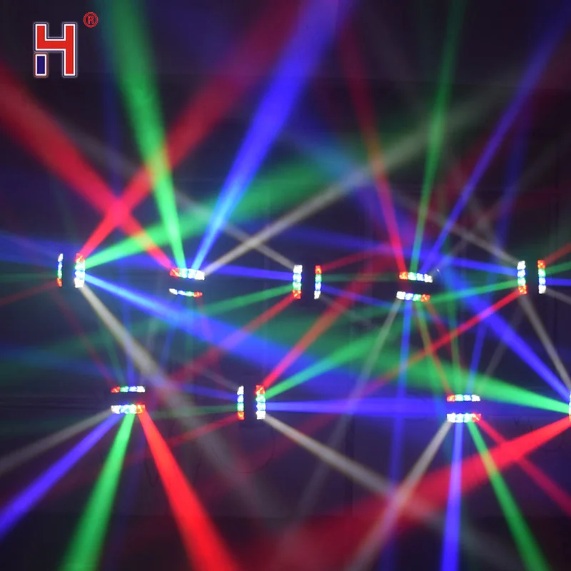 Сценический светильник с подвижной головкой DMX прожектор Мини светодиодный паук