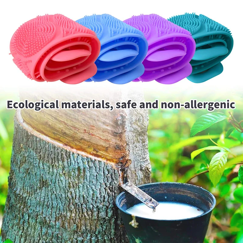 Модернизированный силиконовые щетки банные полотенца натирания угревой сыпи