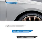 Автомобильный Стайлинг, 2 шт., значок на боковое крыло, эмблема, наклейка на крыло для спортивного автомобиля Ford Mondeo mk3 mk4 mk5, аксессуары для стайлинга автомобилей