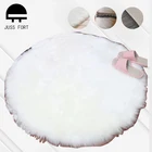 Новинка, розовый мягкий искусственный мех, шерсть, гостиная, диван, ковер, плюшевые ковры, покрытие для спальни, матрас, Рождественская дверь, окно, круглые ковры