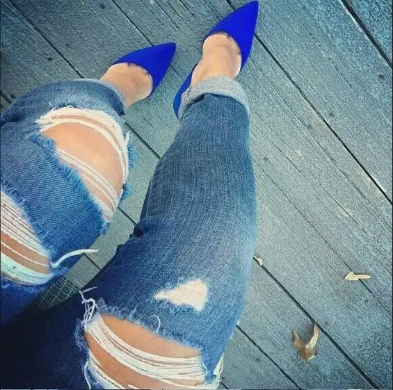 

Elegant Deep Blue Suede Pumps Women Shoes Pointed Toe Low Cut Women Shoes High Heels Stiletto Lady Pumps Plus Size 10 Customizd