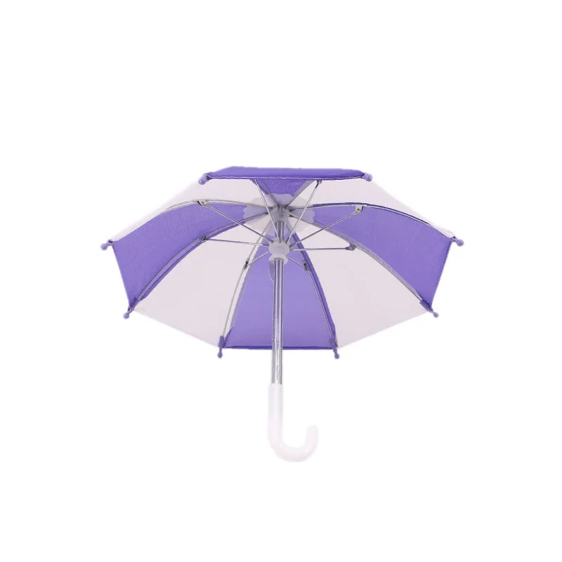 Кукла с милым рисунком и однотонным солнцезащитным зонтом подходит для 18