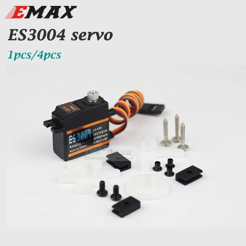 M./1 шт./4 шт./оригинальный EMAX ES3004 RC сервопривод 17 г для радиоуправляемой игрушки FPV