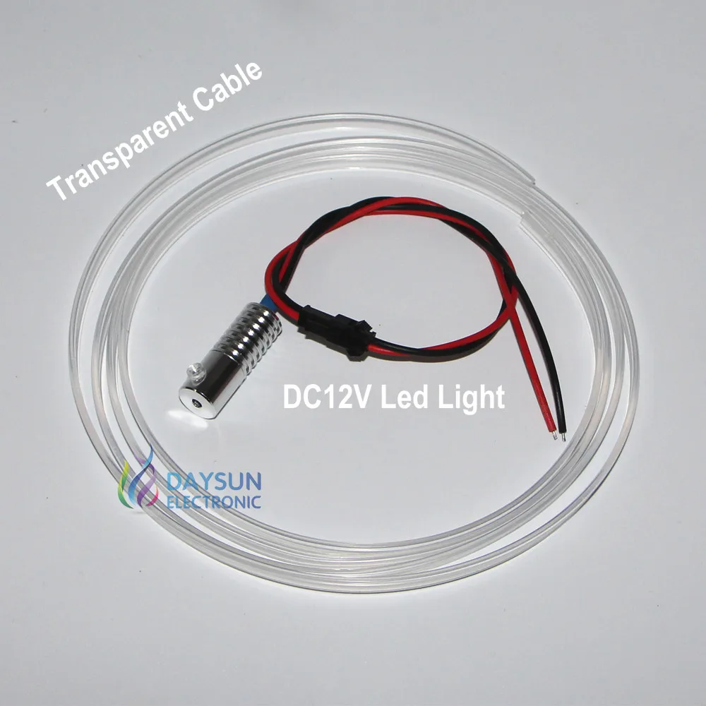 Оптоволоконный светодиодный светильник для автомобиля атмосферный