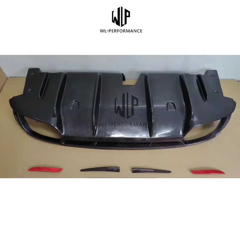 Высококачественный комплект для кузова из углеродного волокна задний диффузор