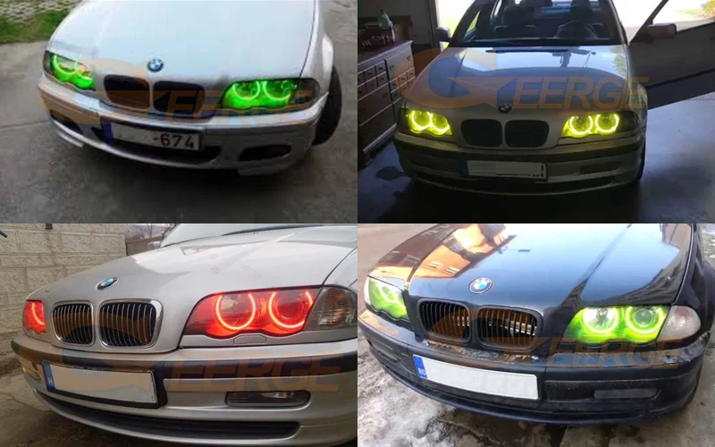 Для BMW E46 Coupe Convertible PRE FACELIFT 1999 2003 RF remote Bluetooth APP многоцветный ультра яркий RGB комплект