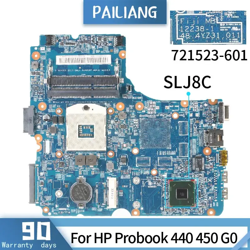 Материнская плата PAILIANG для ноутбука HP Probook 440 450 G0 материнская 721523 601 12238 1 Core SLJ8C