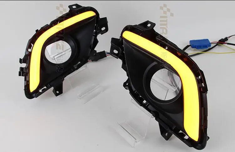 

OsMrk for Mazda 6 M6 ATENZA 2013-14 LED DRL Daytime running light with dimmer and turn light function good qualtiy fast shipping