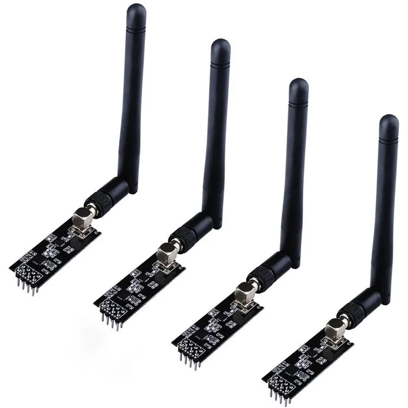 

4pcs/lot NRF24L01+PA+LNA Wireless Module with Antenna 1000 Meters Long Distance FZ0410 We are the manufacturer