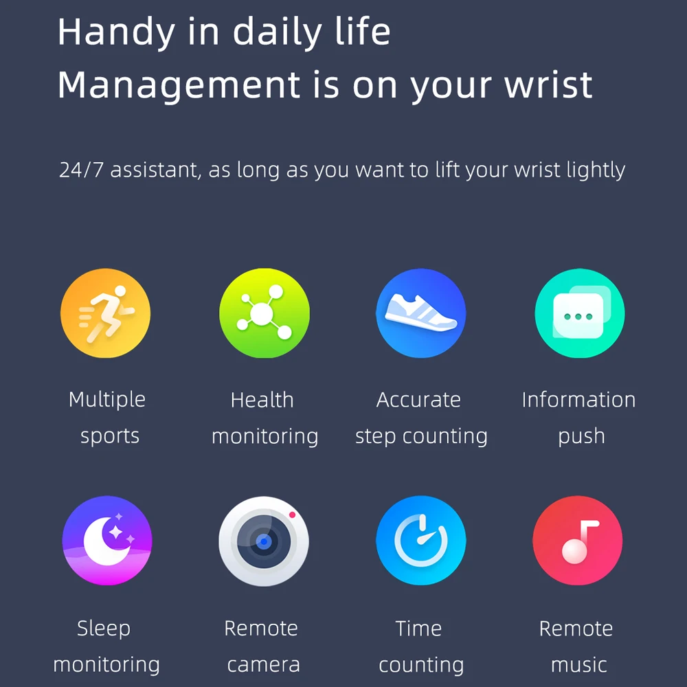 

Ninkear Z15 Full Touch Screen Smart Watch 1.69 Inch 240*280 Resolution IP67 Waterproof Heart Rate Sleep Monitoring Smart Watch
