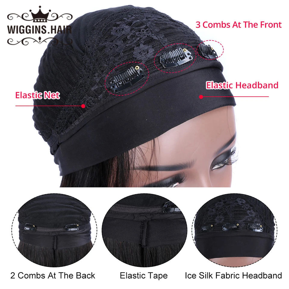 Wiggins волосы Свободные глубокие волнистые пучки с закрытием перуанские