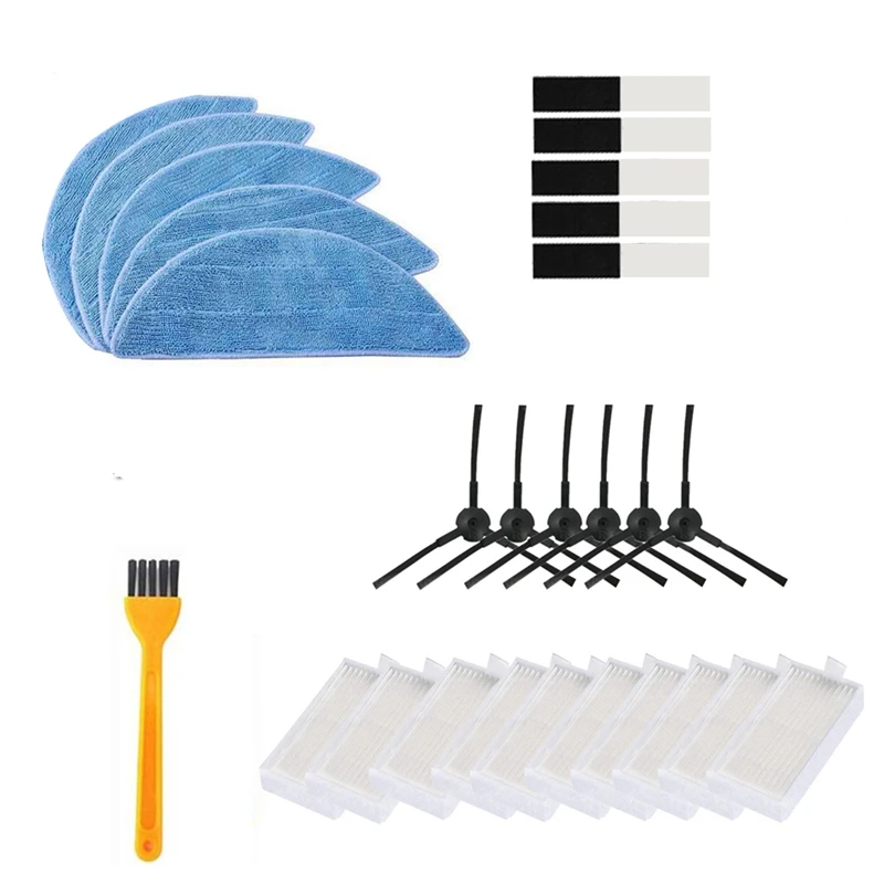 

Vacuum Robot Cleaner Parts Side Brush Primary Dust Filter Mop Hepa Filter for Ilife V5 V5S V3 V3S V5Pro V55 X5 V5S Pro