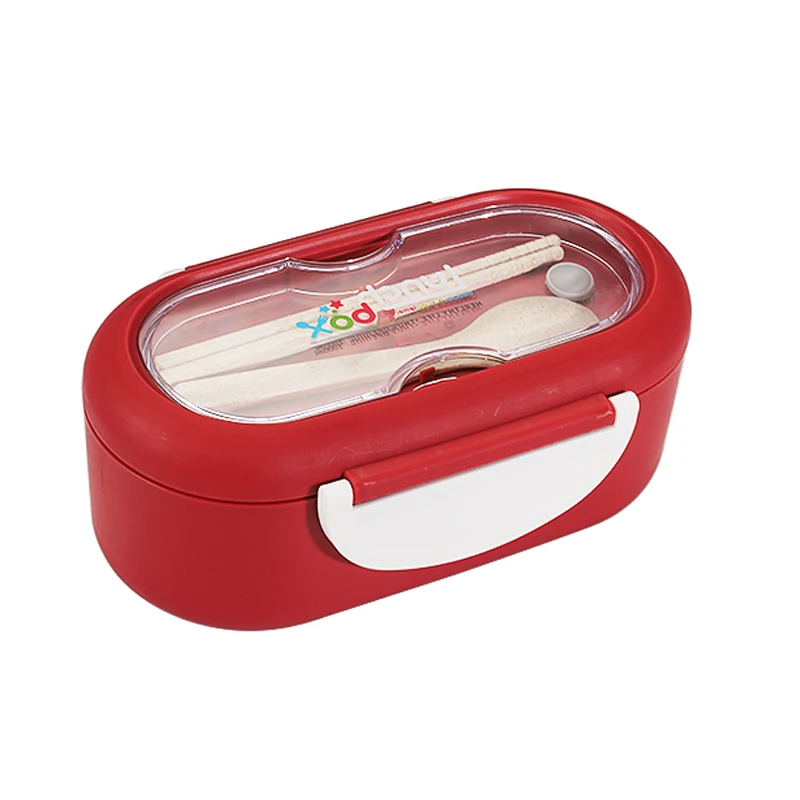 Lunch Box Microwave Leakproof Wheat Straw Office Dinnerware Food Storage Container Children Kids School Portable Bento Bag | Дом и сад