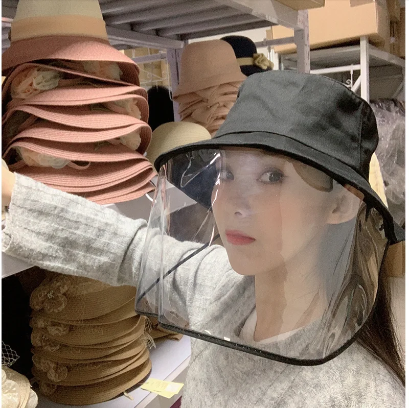 A162 защитная маска для лица шапка мужская и женская ПВХ крышка колпачки остановки