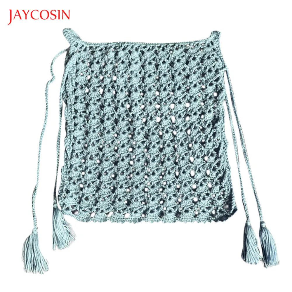 Женская юбка с высокой талией Jaycosin летняя юбка-клеш короткая Однотонная в
