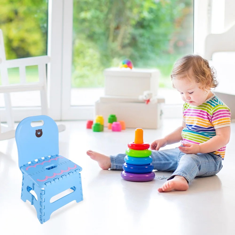 

Portable Folding Chair Cartoon Step Stool Foldable Chair For Outdoor