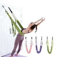pull rope aerial yoga strap hammock swing door flexibility stretching leg stretcher band for ballet dance gymnastics trainer