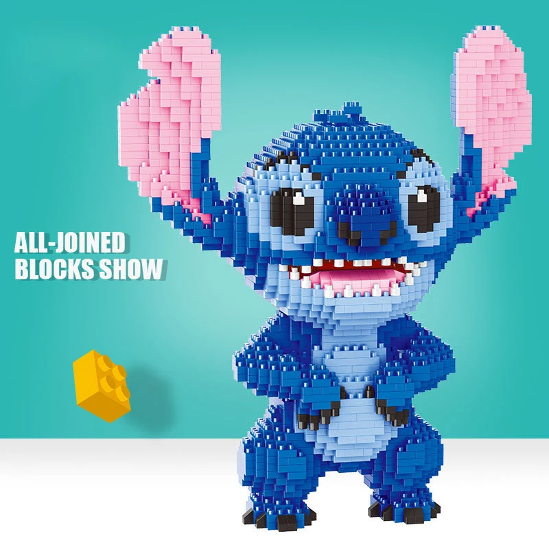 2300 шт. Детский конструктор Лило и Ститч|Блочные конструкторы| |