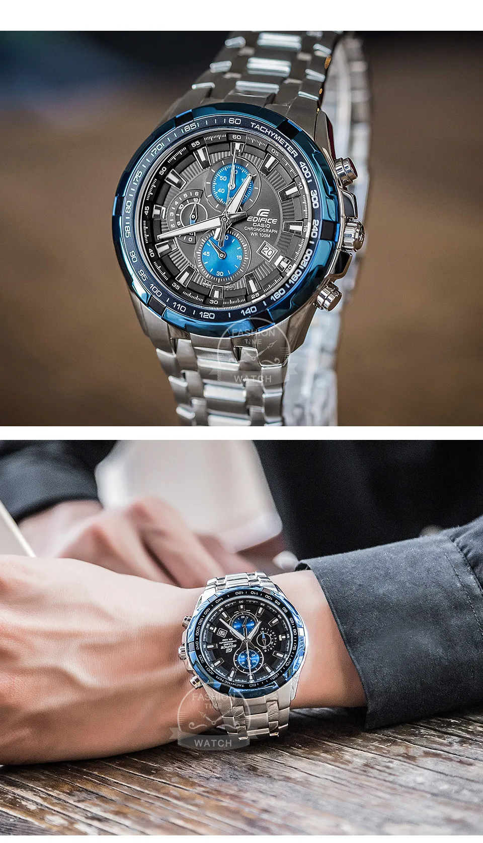 Часы Casio Edifice часы мужские лучший бренд класса люкс кварцевые часы водонепроницаемые световой хронограф мужские часы F1 гоночный элемент спортивные военные часы relogio masculino reloj hombre erkek kol saati ef539
