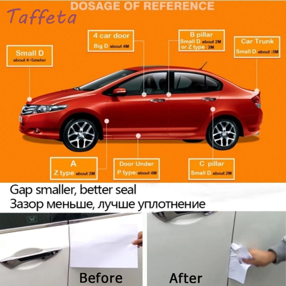Авто Дверной уплотнитель кромки водонепроницаемый резиновое уплотнение полосы