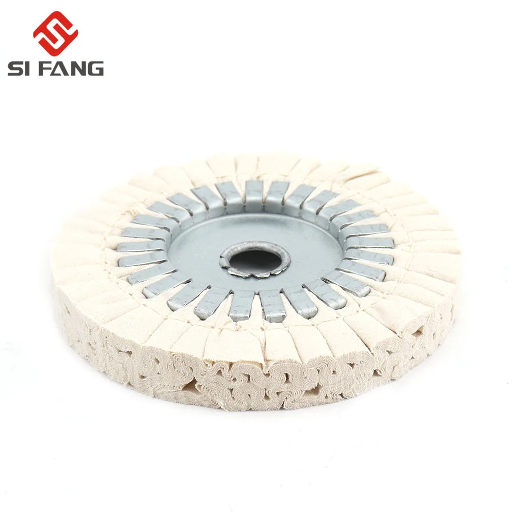 Полировальное колесо для дыхательных путей хлопковая ткань с отверстием под