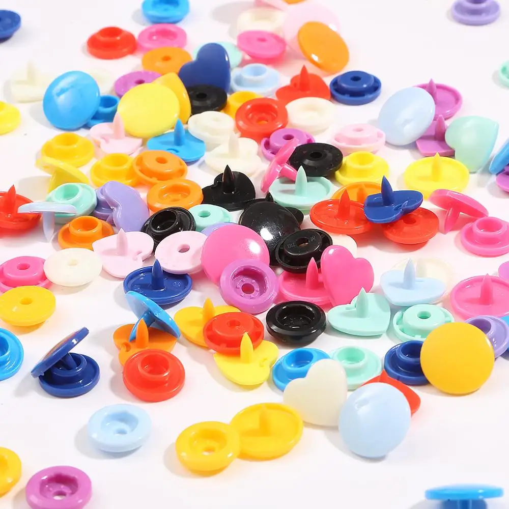 10/20set 12mm Multicolor Star Heart Shaped Plastic Snap Button Fastener Pliers Clothes Clips Garment Accessorie | Дом и сад