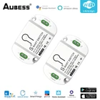 Мини-пульт дистанционного управления Aubess EWeLink, Wi-Fi + Bluetooth + 2,4 ГГц, умный модуль переключения, голосовое управление, работа с Alexa Google Home Alice