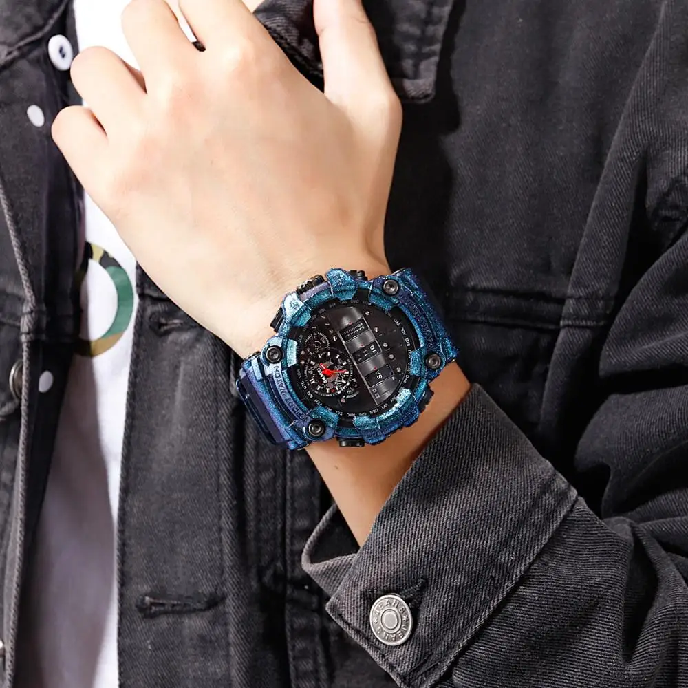 Часы наручные SKMEI Мужские кварцевые креативные брендовые Роскошные