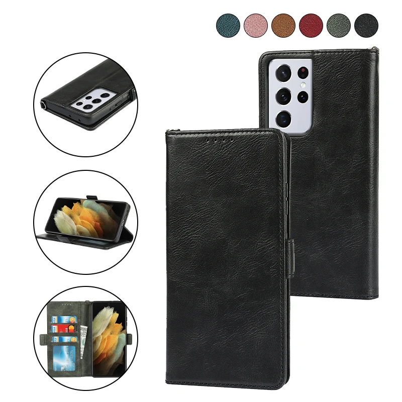 

Retro Flip Leather Cases For Samsung Galaxy S30 S21 S20 S10 S9 S8 Ultra Plus A72 A52 A51 A50 A42 A41 A32 A21 A12 5G Wallet Cover