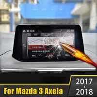 for mazda 3 axela 2017 2018 tempered glass car navigation screen protector touch display screen film anti scratch