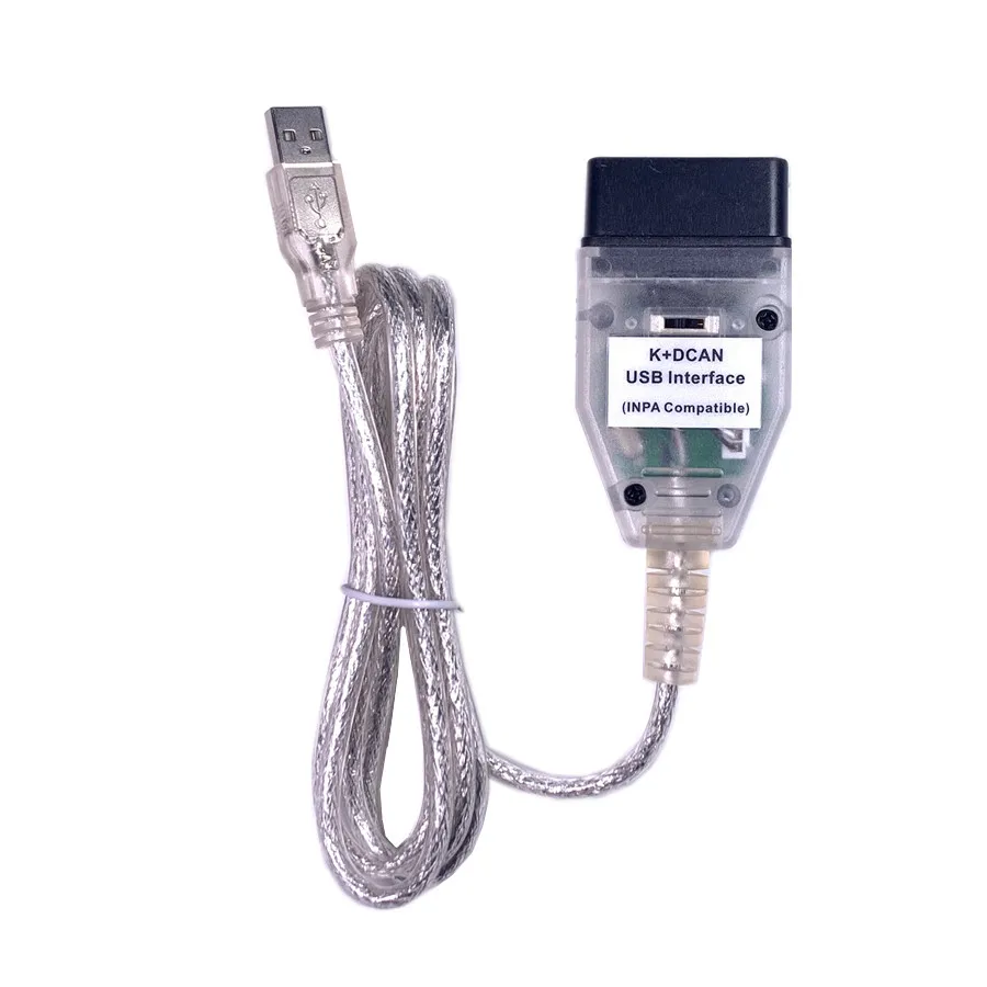 Лучший интерфейсный USB-кабель OBD2 диагностический коннектор INPA K + CAN с чипом FT232RL и