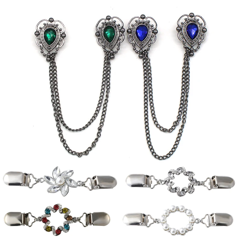 Ретро-броши для женской одежды кардиган свитер блузка с отложным воротником