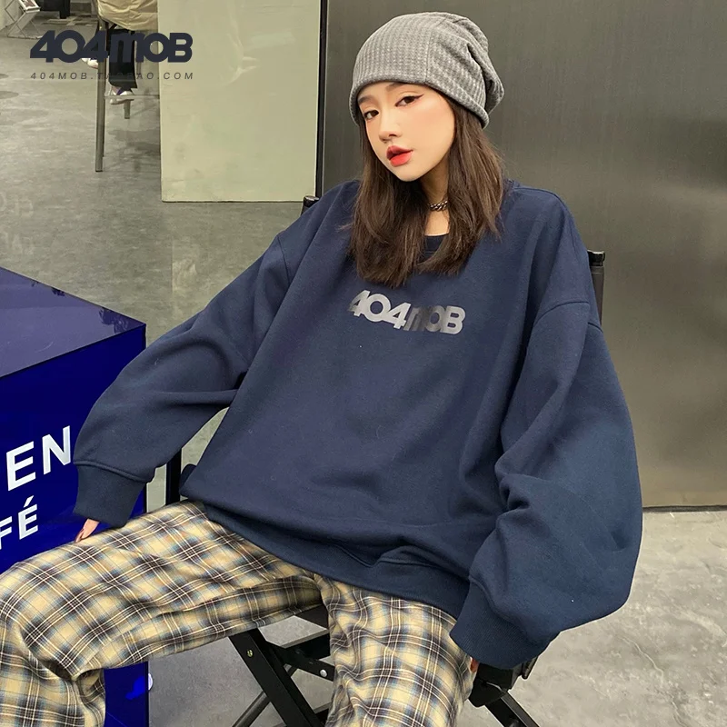 Толстовка классический базовый свитер для мужчин и женщин весна-осень свободный