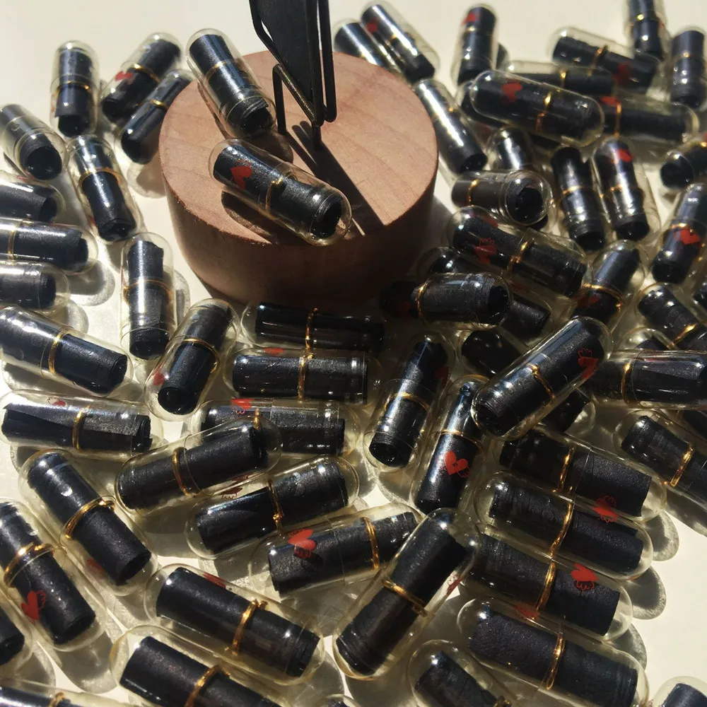

50pcs Message in Bottle Message Emoticon Capsule Letter Love Pill transparent Color Mini Wish Bottle Valentine Gift Kids