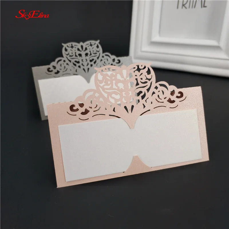 50 шт. карточки с лазерной резкой на сиденье винограда | Дом и сад