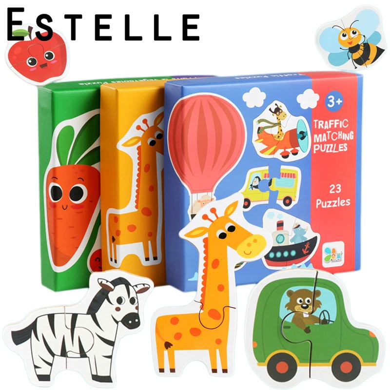 Большие соответствующие головоломки игры дети раннего обучения карты мой первый