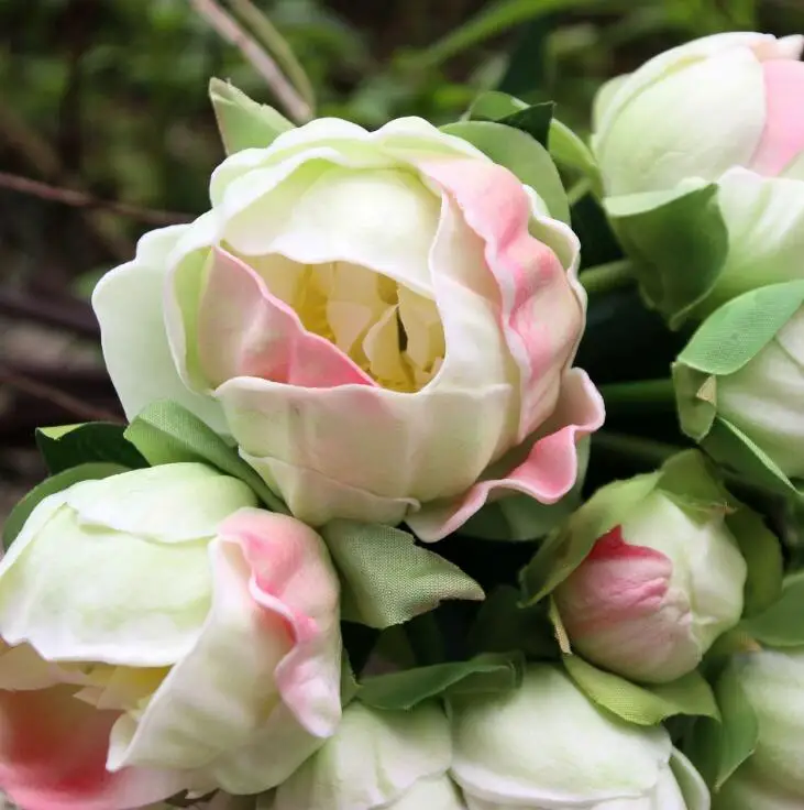 Настоящие цветы на ощупь высококачественные Искусственные из искусственной