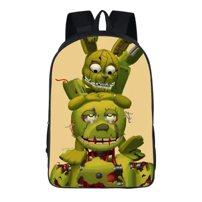Five Nights At Freddy's FNAF школьные сумки для мальчиков и девочек, рюкзак, детский подарок, Аниме Сумка, игрушки для детей, рождественский подарок - Цвет: 11