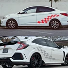 Автомобильные гоночные виниловые наклейки, спортивные автомобильные наклейки для Audi A4 A3 Peugeot Renault Ford Focus 2 3 BMW E46 E60 E90 F30 F10, автомобильные аксессуары