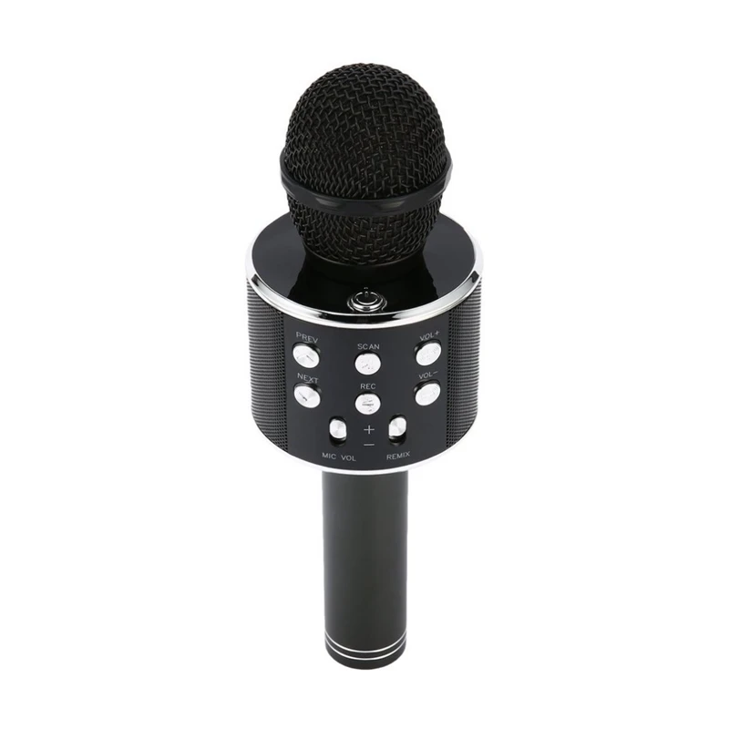 Портативный беспроводной микрофон Bluetooth караоке домашний Микрофон Стерео