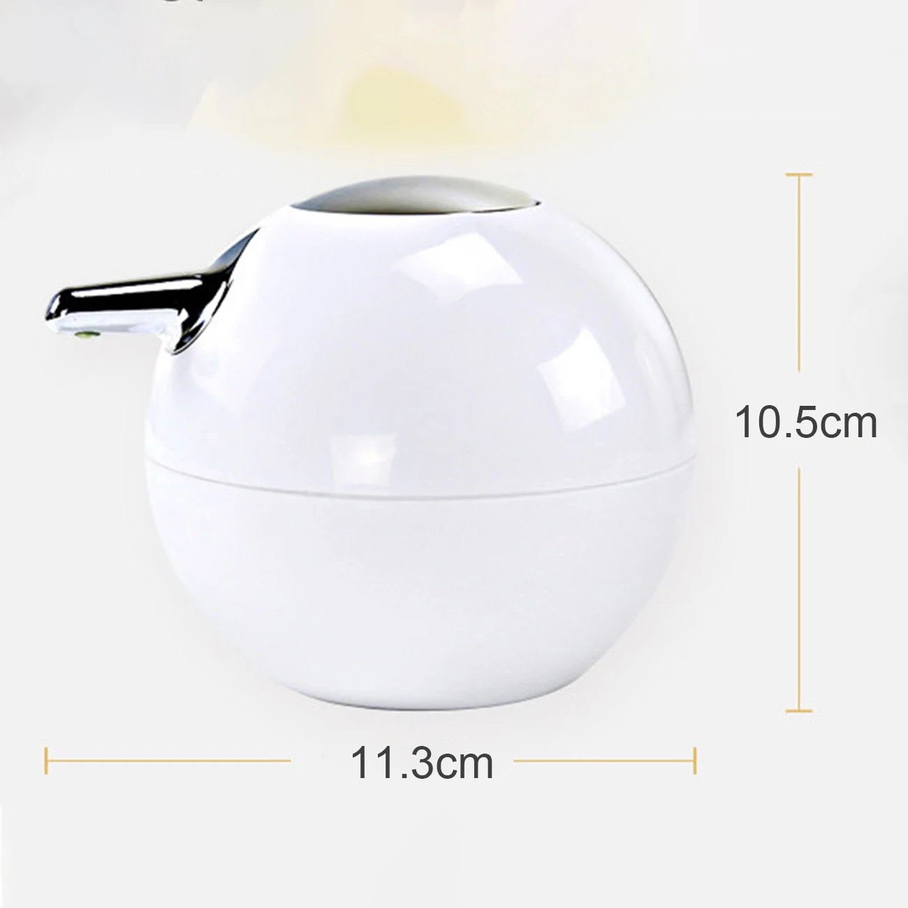 

380ML Spherical Lotion Bottle Round Portable Soap Dispenser Shampoo Bottle Hand Sanitizer Jar Home Kitchen Bathroom Supplies