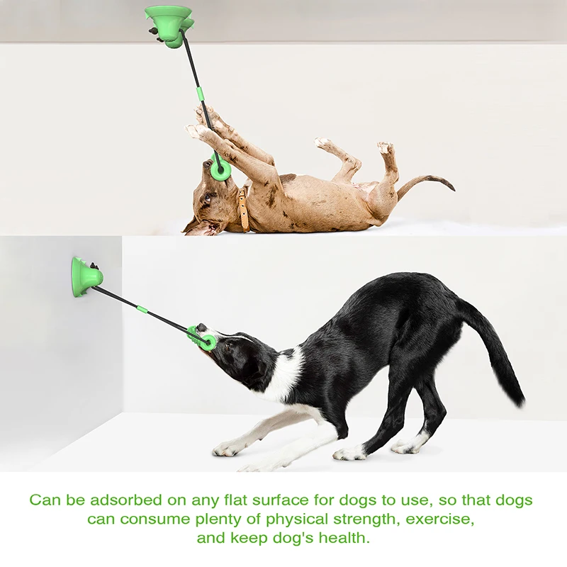 

Pet Dog Toys Double Suction Cup TPR Ball Push Balls Pet Tooth Cleaning Dog Toothbrush for Puppy Large Dogs Molar Bite Supplies