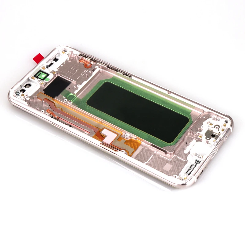 Небольшая сжечь тени AMOLED LCD для SAMSUNG Galaxy S8 G950F плюс G955F ЖК дисплей с рамкой