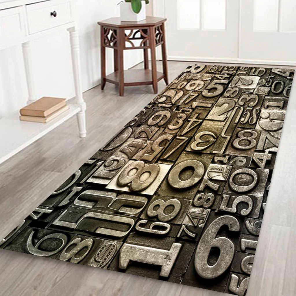 

3D Printing Decorative Runner Rug Bedroom Living Room Mat Floor Carpet Area