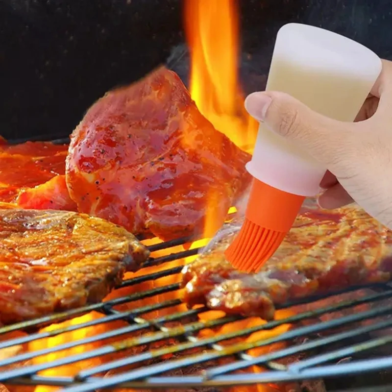 Кухонные инструменты силиконовая резина диспенсер для масла щетка бутылки