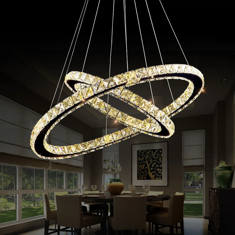 Хрустальная светодиодная люстра K9 современный потолочный светильник из