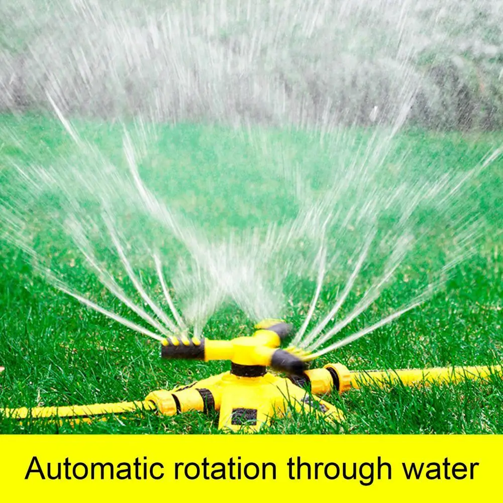 Utility Water Sprinkler Adjustable Automatic Plastic Practical Watering Irrigation Sprayer for Garden