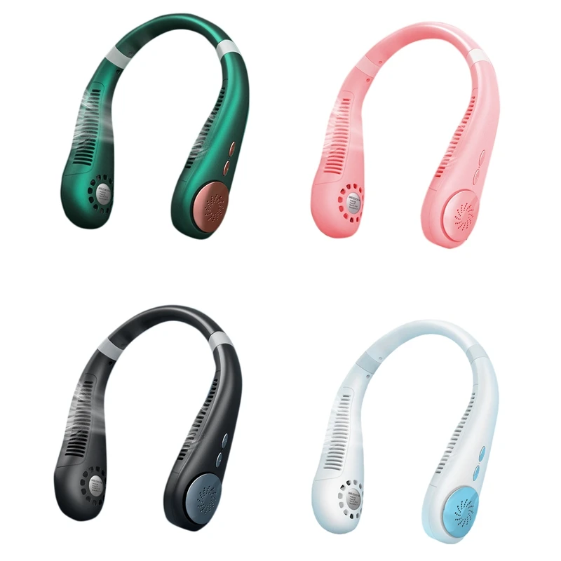 

Портативный беслопастный вентилятор, мини-шейный вентилятор, USB Перезаряжаемый подвесной бесшумный охлаждающий вентилятор для телефона