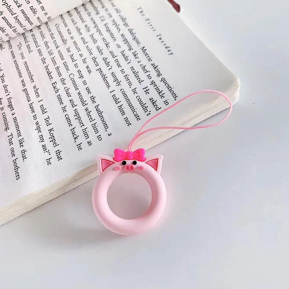 Аксессуары для airpods, кольцо на палец, ремешок, Мультипликация, универсальный, для iPhone, наушники, кольцо, анти-капля, веревка/redmi, ремешок для мобильного телефона - Цвет: A19