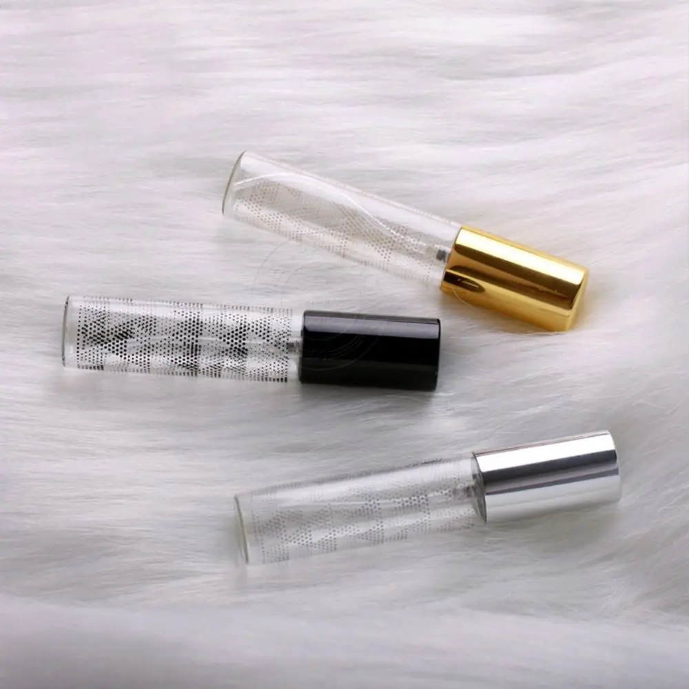 10ML Clear Thin Glass Perfume Bottle Spray Atomizer Empty Sample Vials Refillable Mini Flacon | Bottles